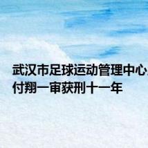 武汉市足球运动管理中心原主任付翔一审获刑十一年