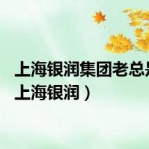 上海银润集团老总是谁（上海银润）