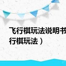 飞行棋玩法说明书（飞行棋玩法）