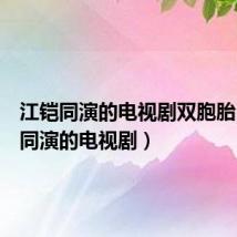江铠同演的电视剧双胞胎（江铠同演的电视剧）