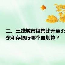 二、三线城市租售比升至3% 当房东和存银行哪个更划算?