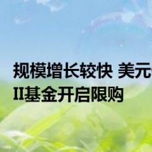 规模增长较快 美元债QDII基金开启限购