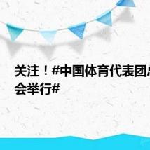 关注!#中国体育代表团总结大会举行#