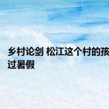 乡村论剑 松江这个村的孩子这样过暑假