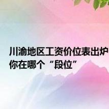 川渝地区工资价位表出炉,看看你在哪个“段位”