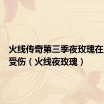 火线传奇第三季夜玫瑰在几集手受伤(火线夜玫瑰)