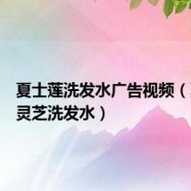 夏士莲洗发水广告视频(夏士莲灵芝洗发水)