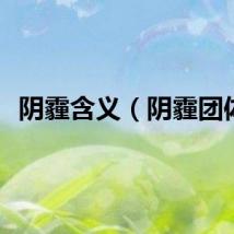 阴霾含义（阴霾团体）