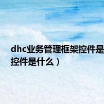 dhc业务管理框架控件是什么(控件是什么)