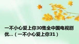 一不小心爱上你30集全中国电视剧优...（一不小心爱上你31）