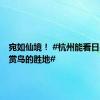 宛如仙境！ #杭州能看日出还能赏鸟的胜地#