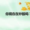 你现在在炒股吗？