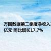 万国数据第二季度净收入28.264亿元 同比增长17.7%
