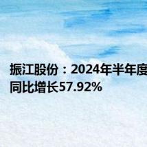 振江股份:2024年半年度净利润同比增长57.92%