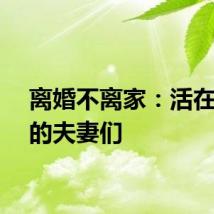 离婚不离家：活在夹层的夫妻们