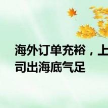 海外订单充裕，上市公司出海底气足