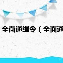 全面通缉令（全面通缉）