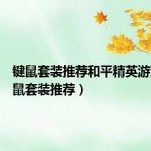 键鼠套装推荐和平精英游戏(键鼠套装推荐)