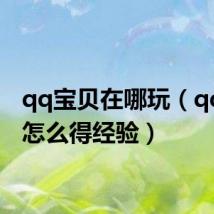 qq宝贝在哪玩(qq宝贝怎么得经验)