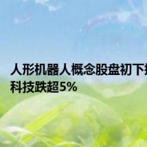 人形机器人概念股盘初下挫 一博科技跌超5%