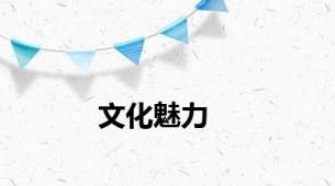 文化魅力