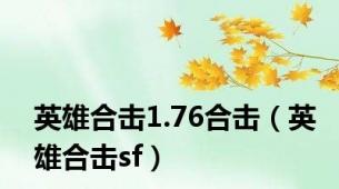 英雄合击1.76合击（英雄合击sf）