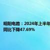 明阳电路：2024年上半年净利润同比下降47.69%