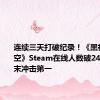 连续三天打破纪录！《黑神话：悟空》Steam在线人数破241万：周末冲击第一