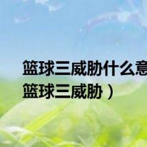 篮球三威胁什么意思（篮球三威胁）