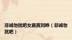 非诚勿扰吧女嘉宾刘晔（非诚勿扰吧）
