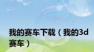 我的赛车下载（我的3d赛车）