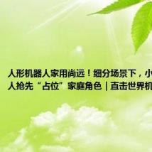 人形机器人家用尚远!细分场景下,小型AI机器人抢先“占位”家庭角色|直击世界机器人大会