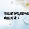 爬山的好处和坏处（爬山的好处）