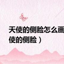天使的侧脸怎么画（天使的侧脸）