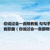 你说过会一直陪着我 勾勾手说你爱我歌曲（你说过会一直都陪着我）