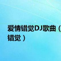 爱情错觉DJ歌曲（爱情错觉）