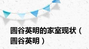 圆谷英明的家室现状（圆谷英明）