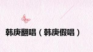 韩庚翻唱（韩庚假唱）