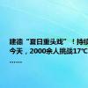 建德“夏日重头戏”！持续刷屏！今天，2000余人挑战17℃的新安江……