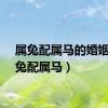属兔配属马的婚姻（属兔配属马）