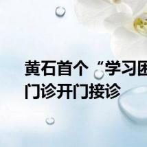 黄石首个“学习困难”门诊开门接诊