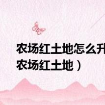 农场红土地怎么升级（农场红土地）