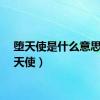 堕天使是什么意思（堕天使）