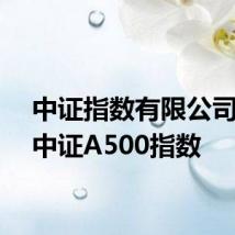 中证指数有限公司发布中证A500指数