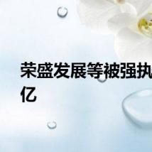 荣盛发展等被强执1.25亿