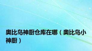 奥比岛神厨仓库在哪（奥比岛小神厨）