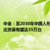 中金：至2030年中国人形机器人出货量有望达35万台