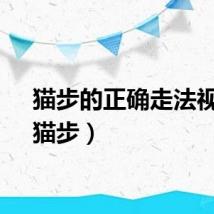 猫步的正确走法视频（猫步）