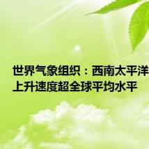 世界气象组织:西南太平洋海平面上升速度超全球平均水平