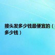 接头发多少钱最便宜的(接头发多少钱)